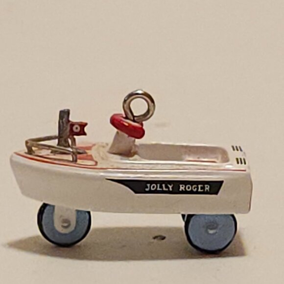 CUTE Hallmark Keepsake 1968 Murray Jolly Roger Flagship Miniature Kiddie Car - Picture 6 of 11